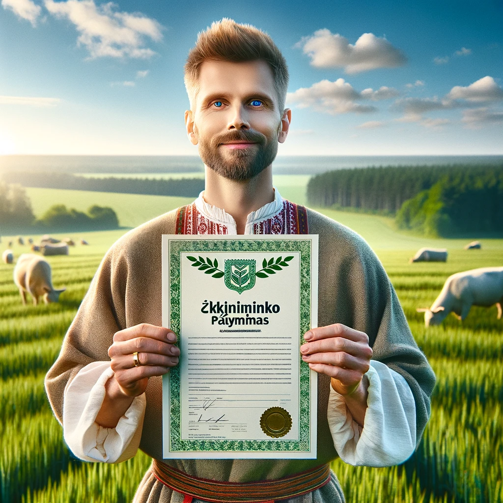 Ūkininko pažymėjimo kaina