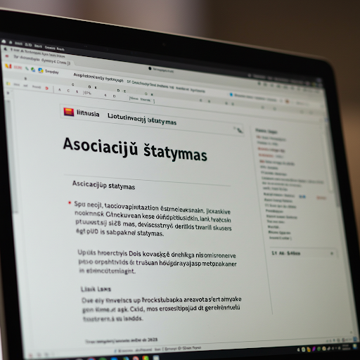 Asociacijų įstatymas Lietuvoje: išsamus vadovas