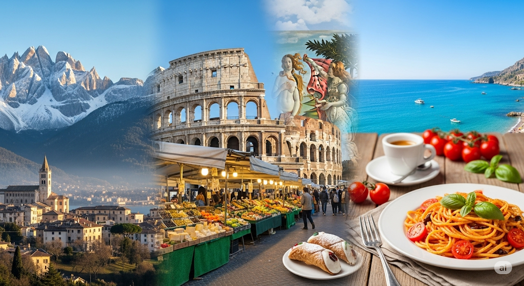 Italija: Nuo Alpių Iki Sicilijos – Kelionė Po Istorijos, Meno Ir Skonio Šalį Italija: Nuo Alpių Iki Sicilijos – Kelionė Po Istorijos, Meno Ir Skonio Šalį