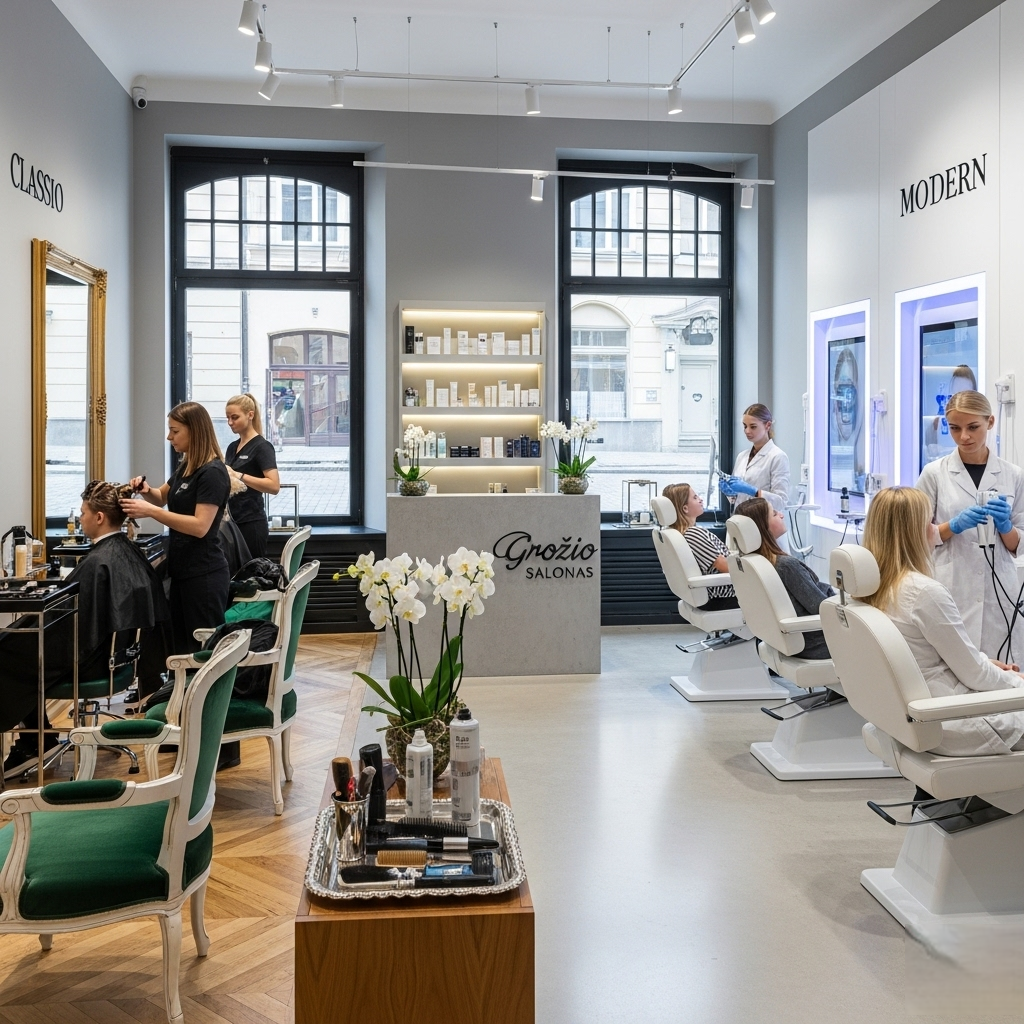 Grožio Paslaugų Gidas: Nuo Klasikinių Procedūrų iki Moderniausių Inovacijų