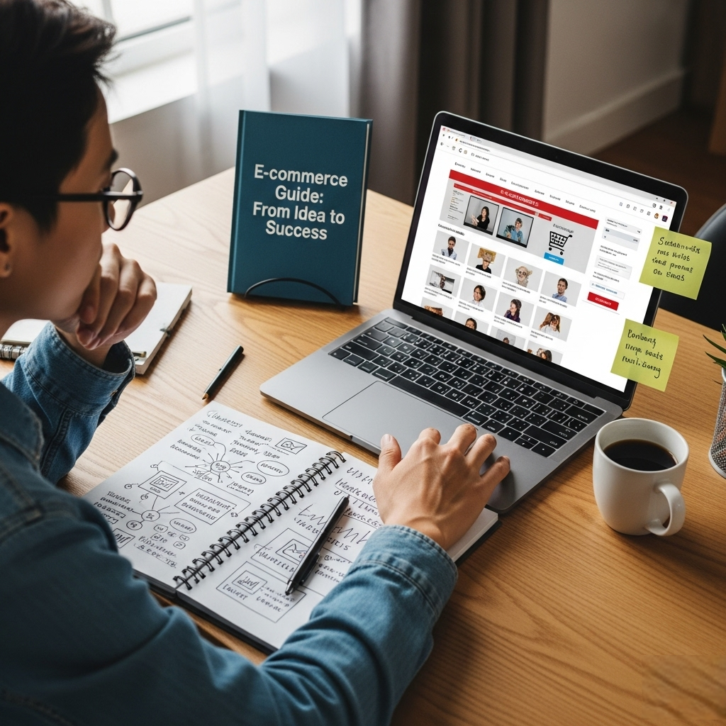 E. parduotuvės kūrimas: Išsamus gidas nuo idėjos iki sėkmės 2025-aisiais