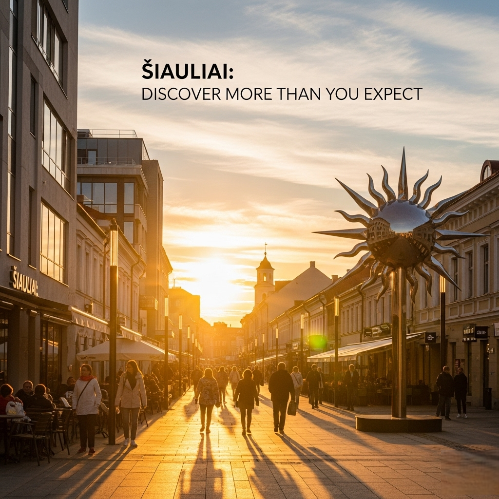 Šiauliai – Saulės miestas, kviečiantis atrasti daugiau nei tikitės