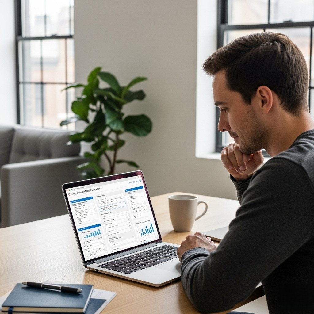 Nedarbo Išmokos Skaičiuoklė 2025: Išsamus Gidas, Ką Daryti Praradus Darbą