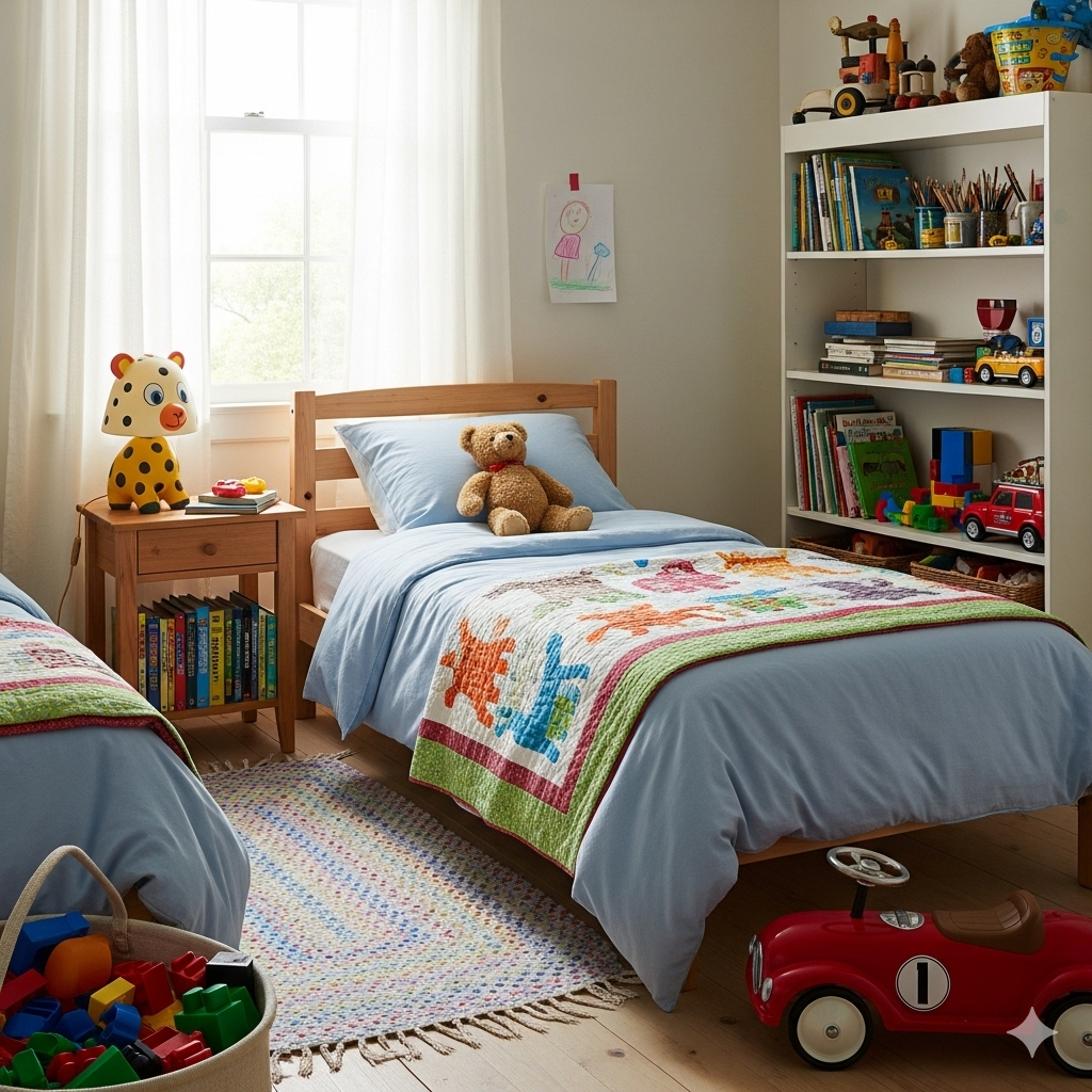 Vaiko kambarys: kaip sukurti tobulą erdvę jūsų mažyliui augti, žaisti ir svajoti