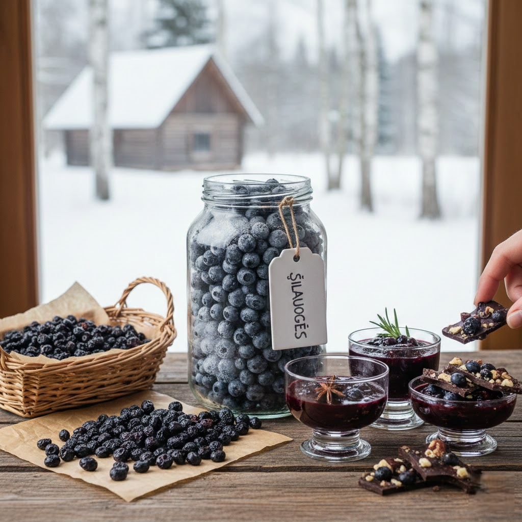 Šilauogių atsargos šaltajam sezonui: šaldymas, džiovinimas ir gurmaniški receptai Šilauogių atsargos šaltajam sezonui: šaldymas, džiovinimas ir gurmaniški receptai