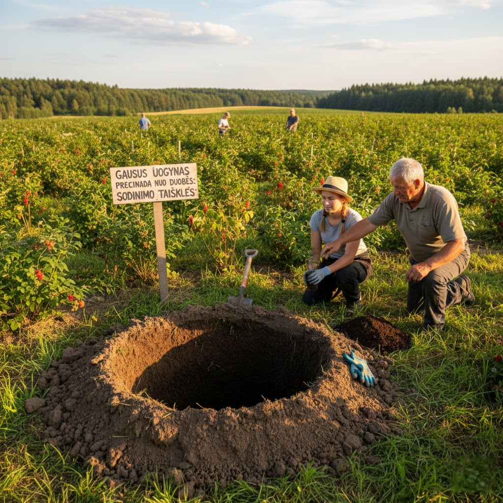 Gausus uogynas prasideda nuo duobės: Sodinimo taisyklės ir dažniausios klaidos Gausus uogynas prasideda nuo duobės: Sodinimo taisyklės ir dažniausios klaidos