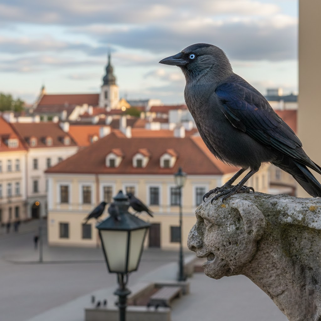 Mėlynakė miesto kaimynė: intelektas, ištikimybė ir socialinis kuosų gyvenimas