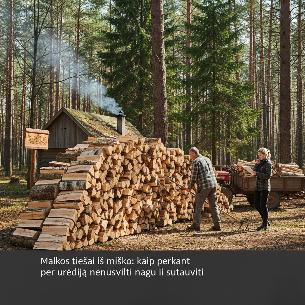 Malkos tiesiai iš miško: kaip perkant per urėdiją nenusvilti nagų ir sutaupyti