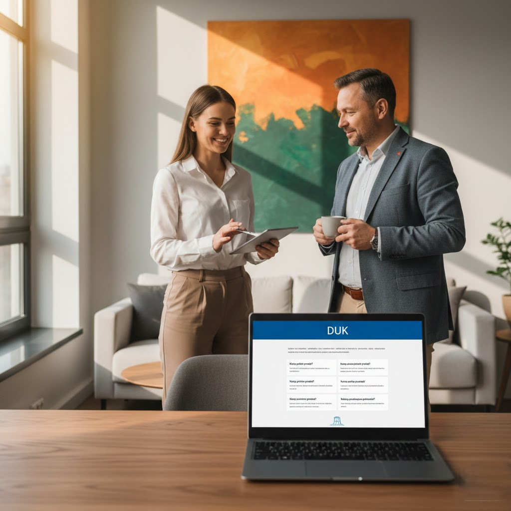 DUK Skiltis: Jūsų Tylusis Pardavimų Agentas ir Klientų Pasitikėjimo Variklis
