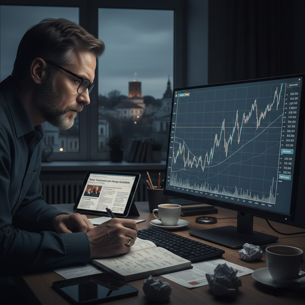 Juodasis auksas ekranuose: ką slepia naftos kainų grafikas?