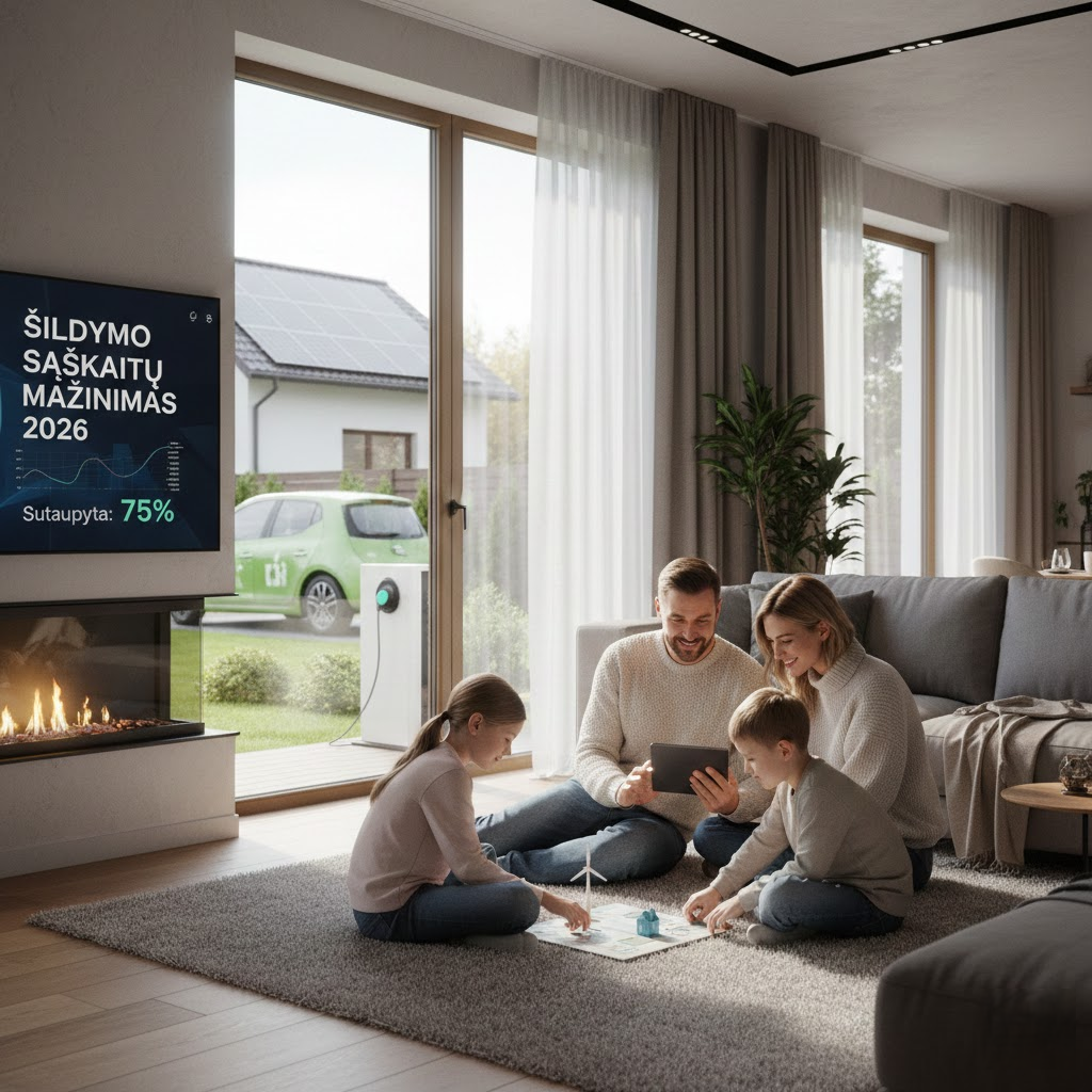 Šildymo sąskaitų mažinimas 2026-aisiais: Ar išnaudojote visas galimybes?