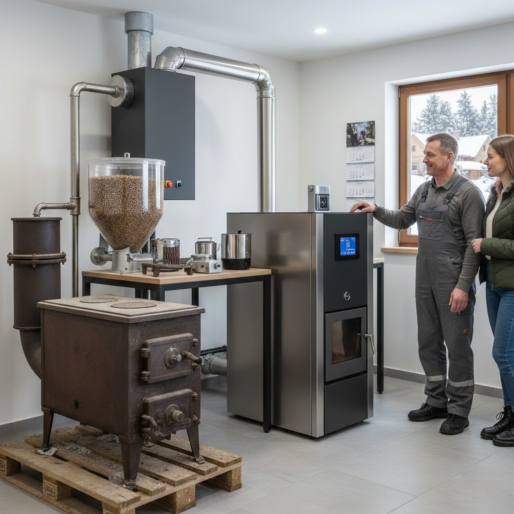 Strateginis šildymo sprendimas: modernūs kieto kuro katilai ir jų evoliucija