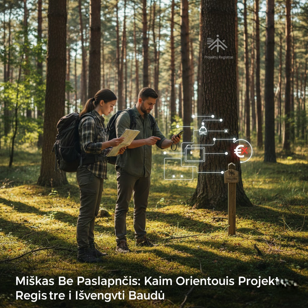 Miškas Be Paslapčių: Kaip Orientuotis Projektų Registre ir Išvengti Baudų