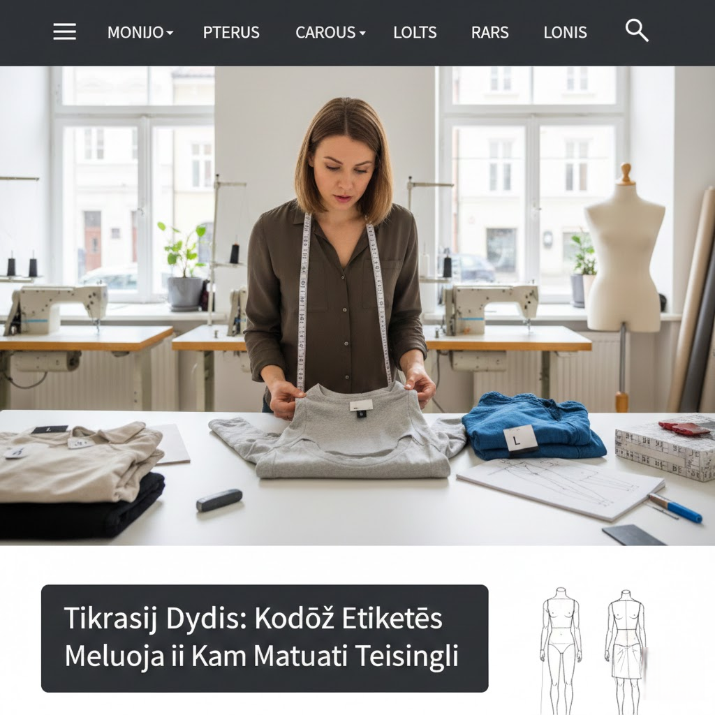 Tikrasis Dydis: Kodėl Etiketės Meluoja ir Kaip Matuoti Teisingai