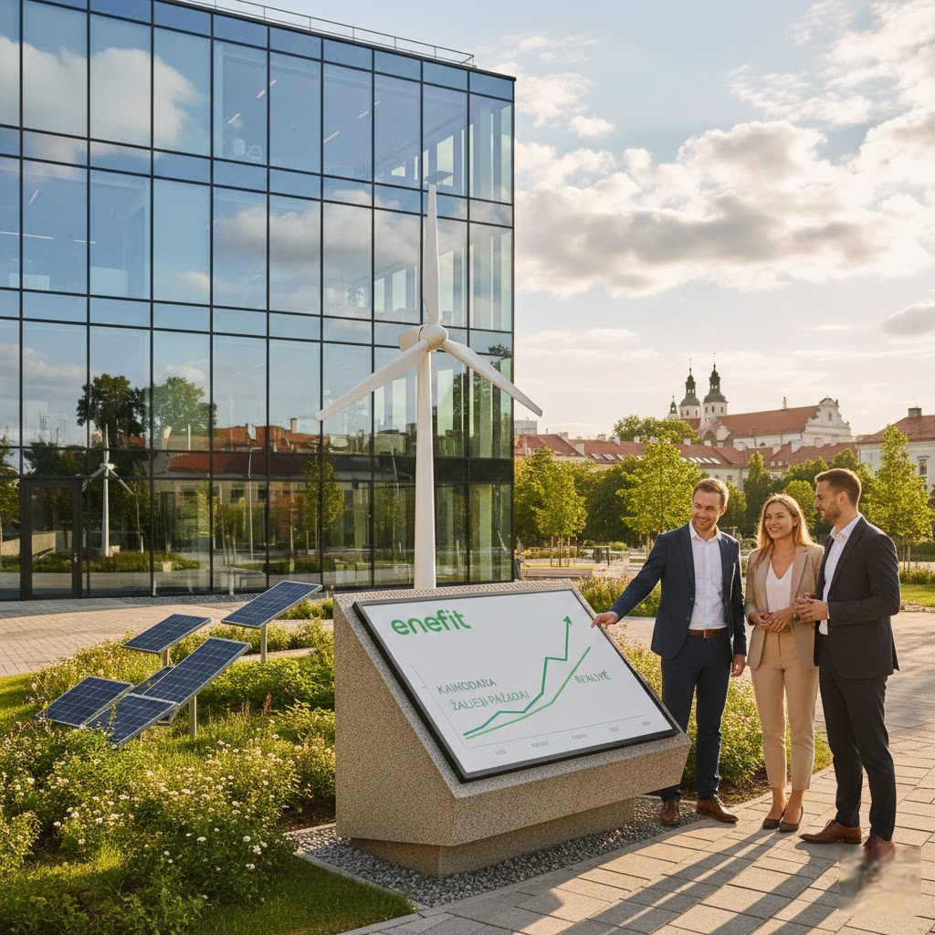 „Enefit“ pasirinkimo strategija: kainodara, žalieji pažadai ir realybė „Enefit“ pasirinkimo strategija: kainodara, žalieji pažadai ir realybė