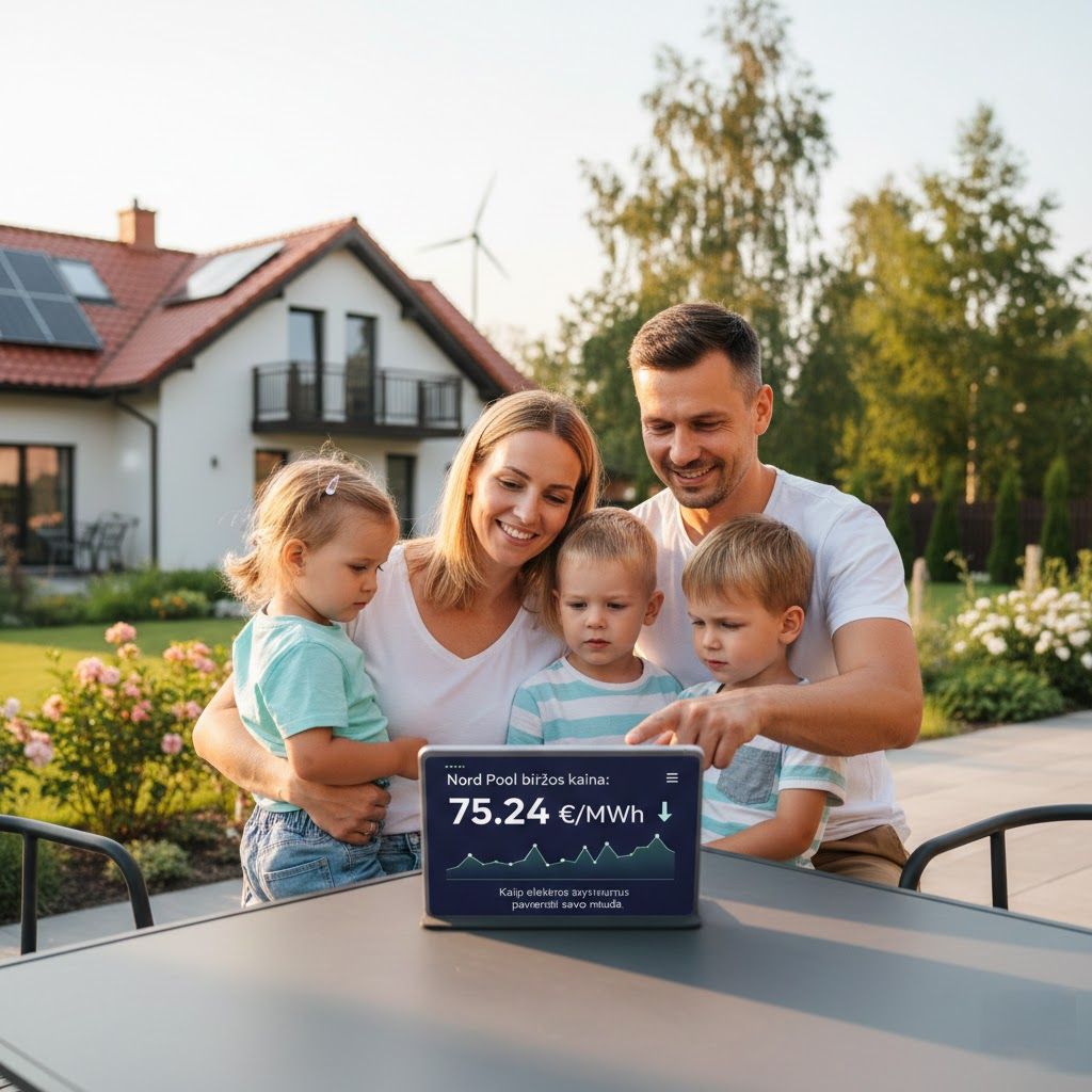 Nord Pool biržos kaina: Kaip elektros svyravimus paversti savo nauda