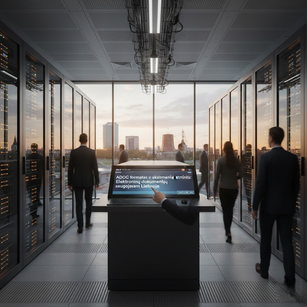 ADOC formatas ir skaitmeninė atmintis: Kaip Lietuvoje saugomi elektroniniai dokumentai