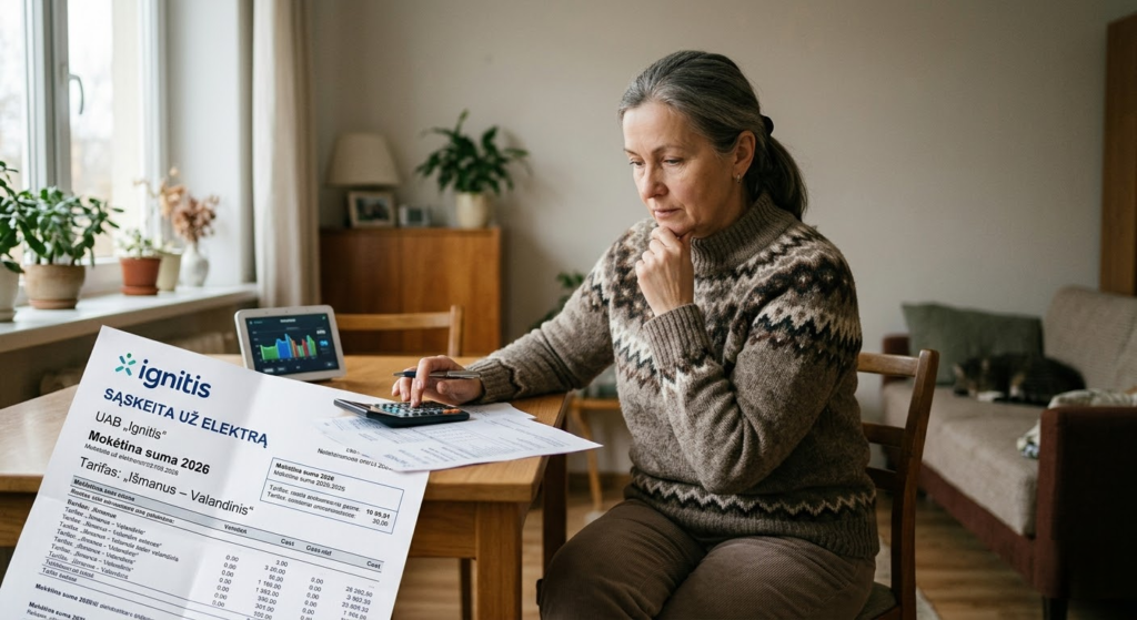 Elektros kaina „Ignitis“ 2026 metais: viskas, ką reikia žinoti apie tarifus, planus ir protingą taupymą Elektros kaina „Ignitis“ 2026 metais: viskas, ką reikia žinoti apie tarifus, planus ir protingą taupymą