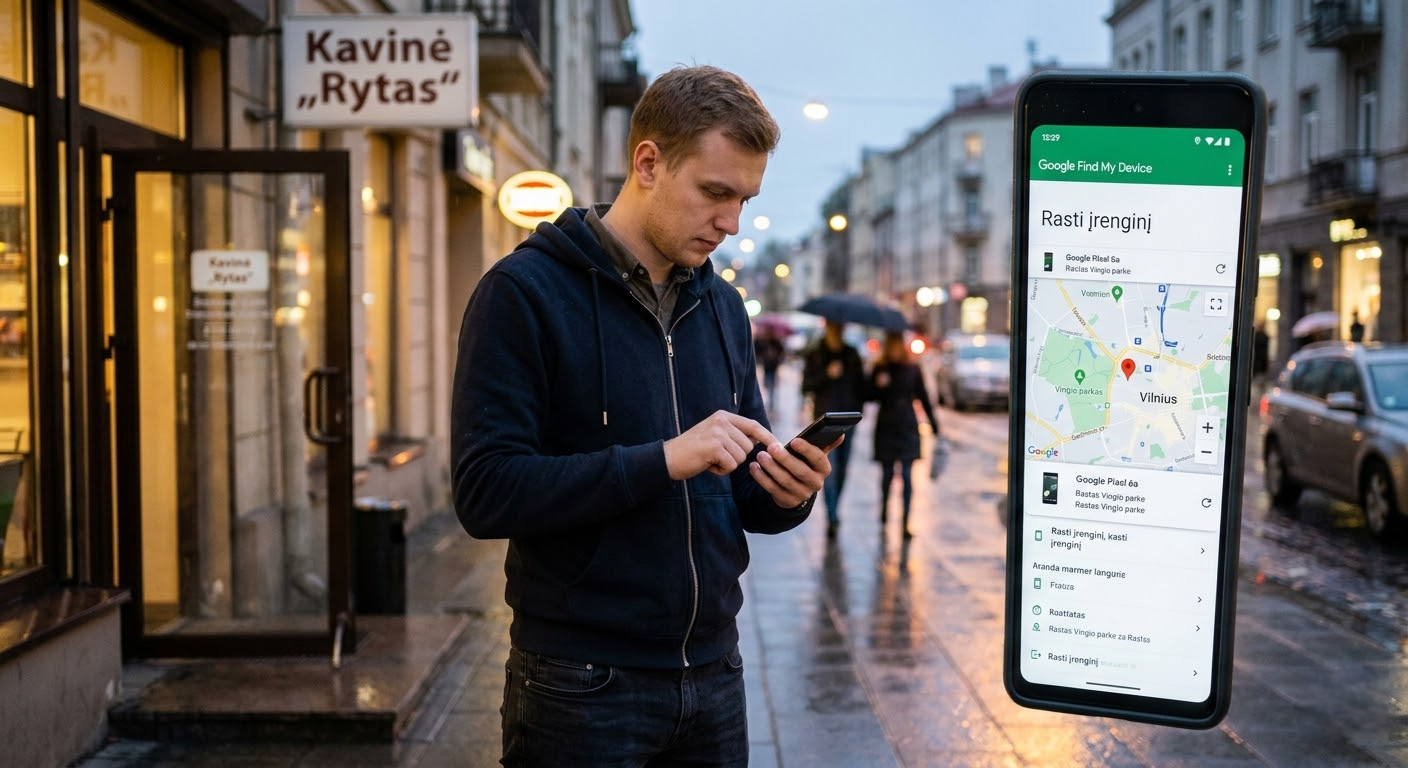 Google Rasti Įrenginį: Išsamus Gidas, Kaip Susigrąžinti Prarastą Telefoną ar Planšetę