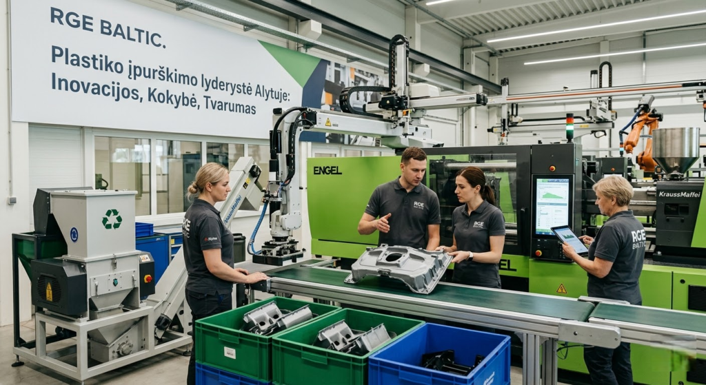 RGE Baltic: Plastiko įpurškimo technologijų lyderystė, inovacijos ir tvari pramonės ateitis Alytuje