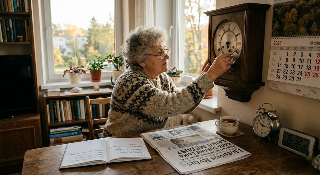 Kada sukame laiką 2026 metais? Išsamus gidas: datos, istorija ir poveikis organizmui Kada sukame laiką 2026 metais? Išsamus gidas: datos, istorija ir poveikis organizmui