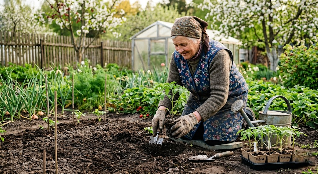Pomidorų sodinimo gidas: Nuo sėklos iki gausaus ir kvapnaus derliaus jūsų sode