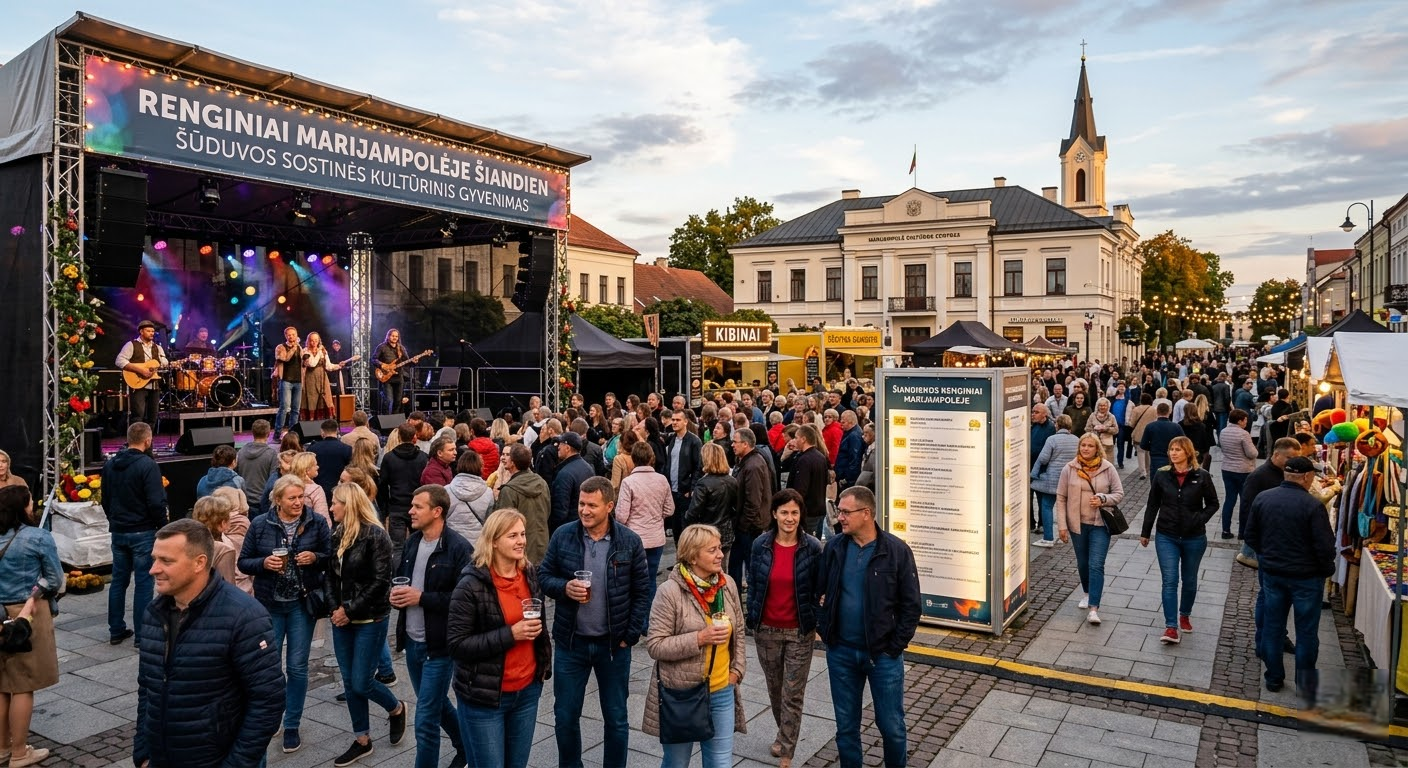 Renginiai Marijampolėje Šiandien: Išsamus Gidas po Sūduvos Sostinės Kultūrinį Gyvenimą