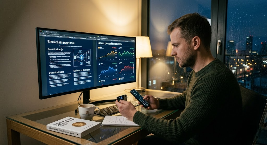 Kriptovaliutos 2026-aisiais: Išsamus gidas nuo technologinių pagrindų iki ateities perspektyvų