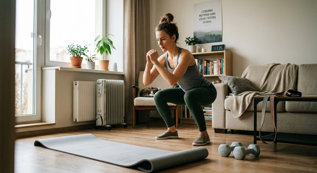 Sportas namuose: Išsamus gidas, kaip pasiekti stulbinančių rezultatų be sporto klubo narystės