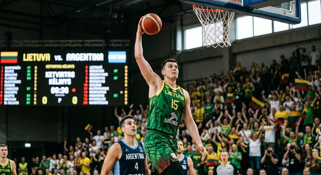 Sporto Naujienos 2026: Nuo Krepšinio Dramų iki Pasaulio Futbolo Elito ir Lietuvos Olimpiečių Ambicijų