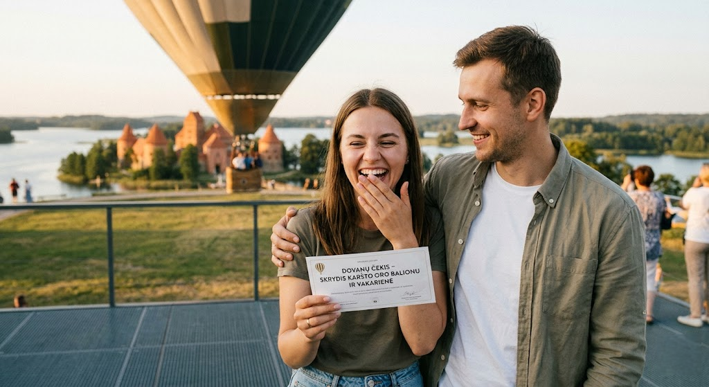 Laisvalaikio dovanos: Kaip padovanoti ne daiktą, o nepamirštamą gyvenimo akimirką?