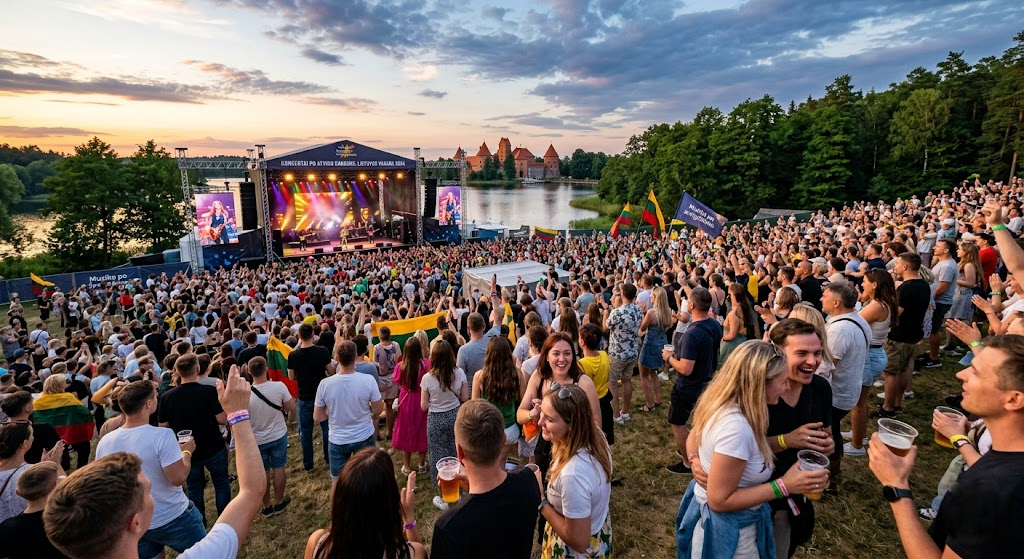 Koncertai po atviru dangumi: Visas gidas po magišką Lietuvos vasaros muzikos pasaulį