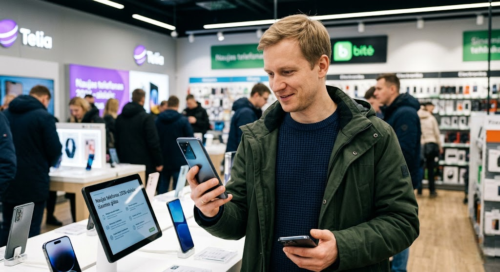 Naujas telefonas 2026-aisiais: išsamus gidas, kaip nepasiklysti technologijų džiunglėse