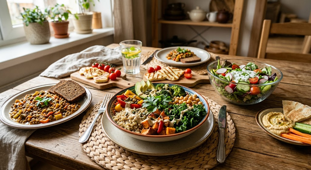 Vegetariški patiekalai: visapusiškas gidas į skonių, sveikatos ir kūrybiškumo pasaulį Vegetariški patiekalai: visapusiškas gidas į skonių, sveikatos ir kūrybiškumo pasaulį