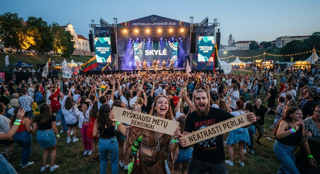 Festivaliai Lietuvoje 2026: Ryškiausi Metų Renginiai ir Neatrasti Perlai